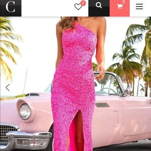 Hot Pink Sherri Hill